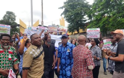 ASUU members protest, reject Federal Government’s student loan scheme