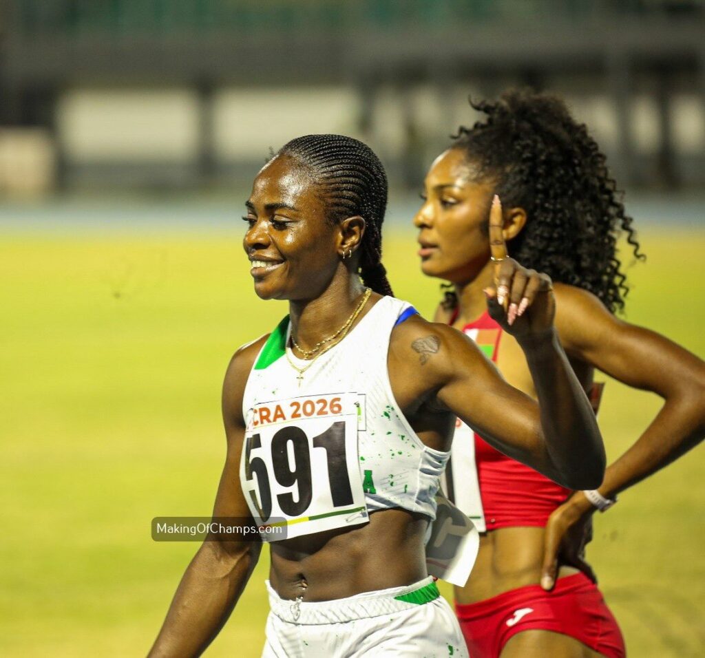 Tobi Amusan wins Nigeria&rsquo;s first gold at African Athletics Championships in Ghana
